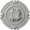 Ekena Millwork Southampton Ceiling Medallion (Fits Canopies up to 2 3/4"), Hand-Painted Frost, 16 3/8"OD x 1 3/4"P CM17SOFRF - alternate 1